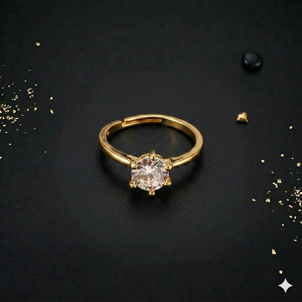 Inel Essence placat cu aur 18K (Reglabil)