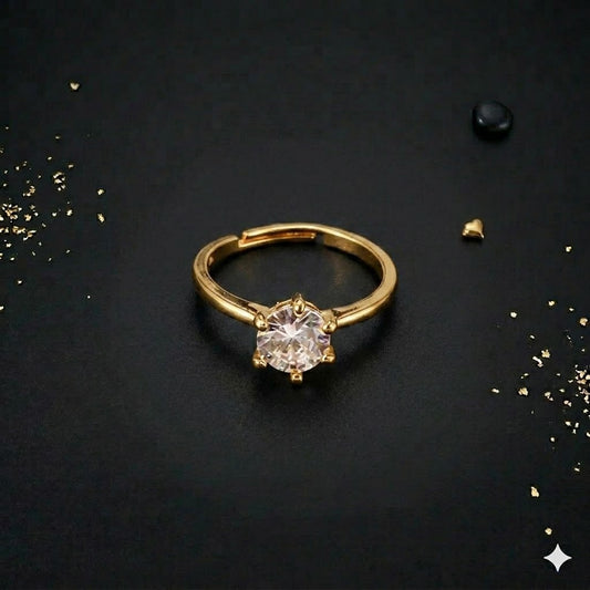 Inel Essence placat cu aur 18K (Reglabil)